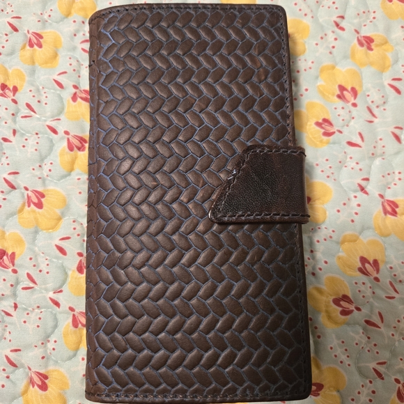 Genuine Leather Samsung Fold 6 Wallet Case - Picture 1 of 5